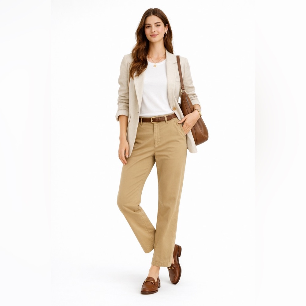 J.Crew Kate straight-leg pant in chino